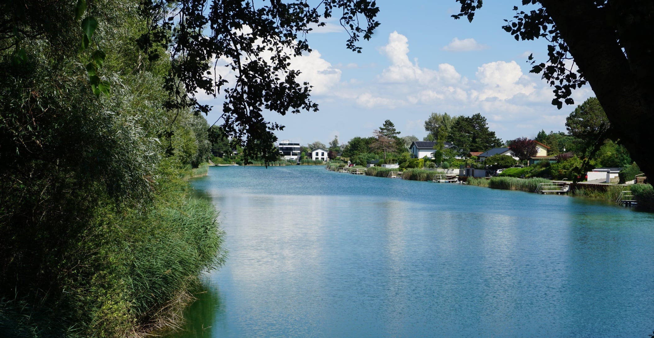 eine Oase der Ruhe neben der Seestadt Aspern
